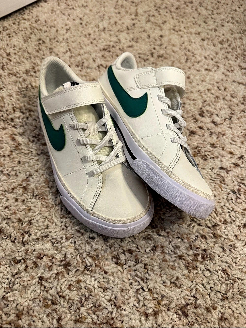 Nike Court Legacy PS Sail Green Noise Sneakers Kids US 3Y Never Worn